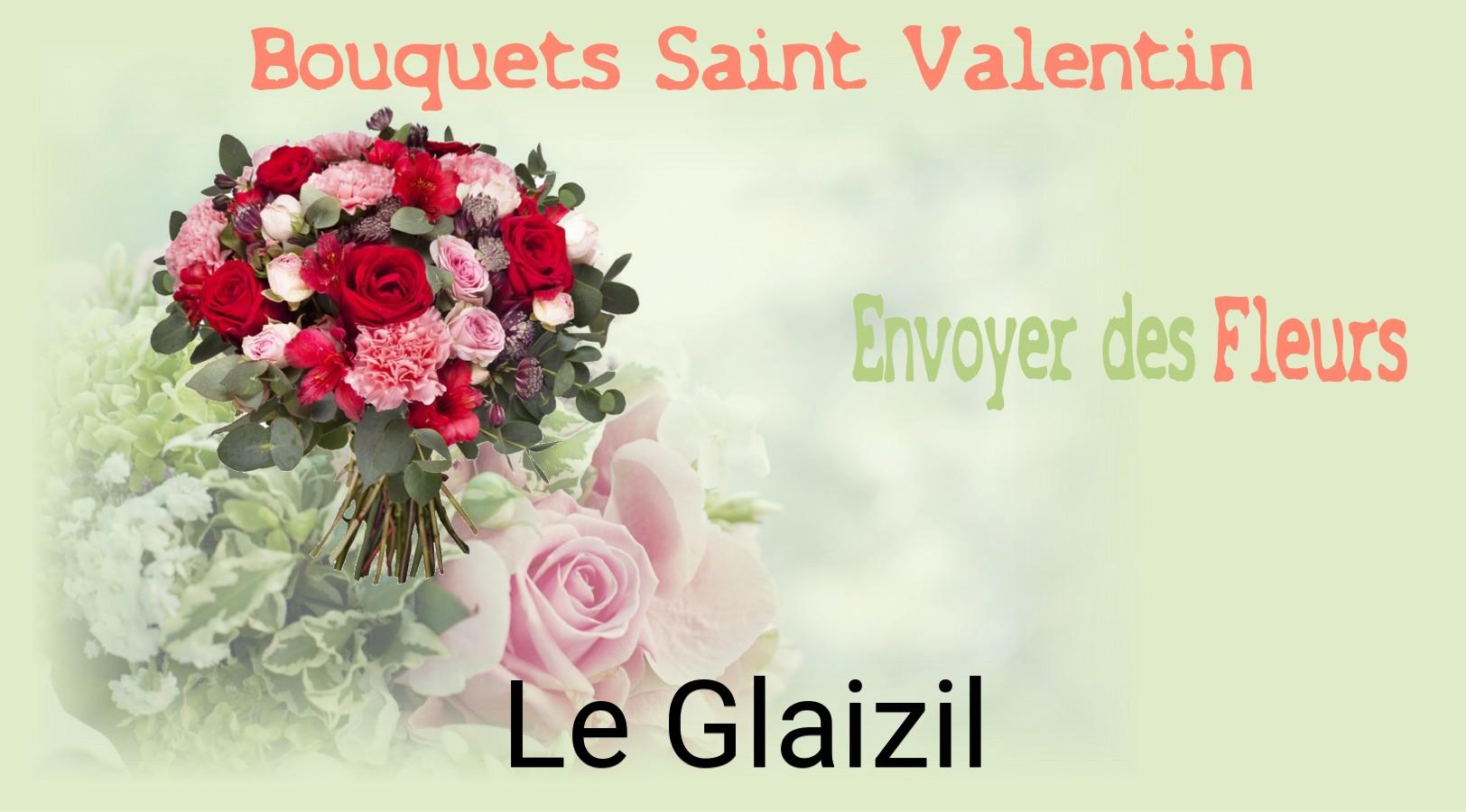 Roses de Saint-Valentin livrées à Le Glaizil